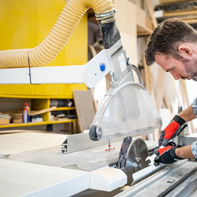 estrazione polvere di legno