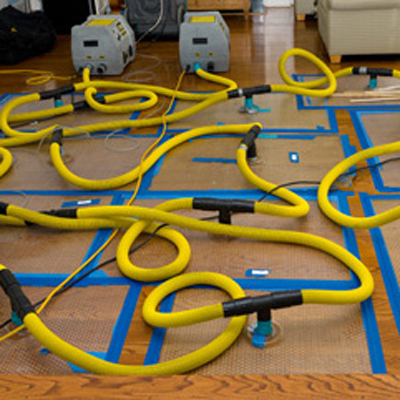 ripristino dei danni causati dall'acqua