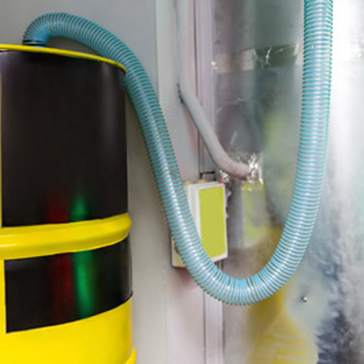 estrazione di vapori di solvente