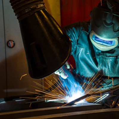 estrazione gas di saldatura